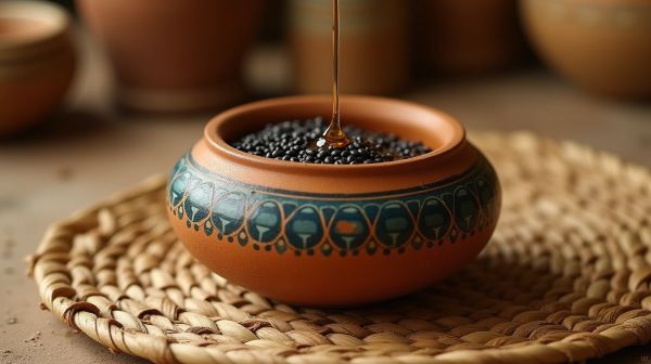 Miel et graine noire dans le même pot : la recette égyptienne du miel de nigelle